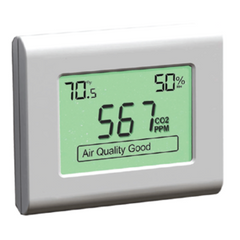 iO HVAC Controls CO2-TH CO2, Temperature and Humidity Monitor  | Blackhawk Supply