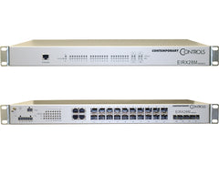 Contemporary Controls EIRX28M-100T/4GT Managed Ethernet switch chassis: 4 ports 10/100 Mbps copper, 20 ports 100Mbps SFP fibre, 4 ports 1000 Mbps SFP fibre  | Blackhawk Supply