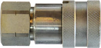 FF12F | 1/2 FNPT FLUSH FACE COUPLER, Pneumatics, Hydraulic Quick Disconnects, Female Pipe Coupler Flush Face | Midland Metal Mfg.