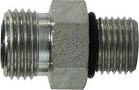 FS6400O1210 | 1-3/16-12X7/8-14 (M ORFS X M ORB ST THD CONN), Hydraulic, O-Ring Face Seal Adapters, Straight Thread Connector | Midland Metal Mfg.