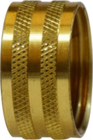 GHNK | 3/4 KNURLED GH NUT MAF/USA Mid-America Fittings Made in USA | Midland Metal Mfg.