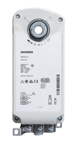 Siemens GRD221.1U Damper Actuator | Spring Return | 120 VAC | On/Off | 30 lb-in  | Blackhawk Supply