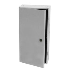 Functional Devices MH3803L-L4 Metal Housing Series, NEMA 1, 24.5" H x 12.5" W x 6.5" D w/ SP3803L Sub-Panel, with Coin Latch  | Blackhawk Supply