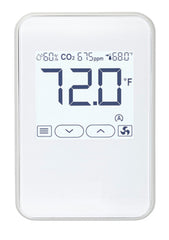 Johnson Controls NSB8BHC241-0 Temp | RH | CO2 | LCD Display | White  | Blackhawk Supply