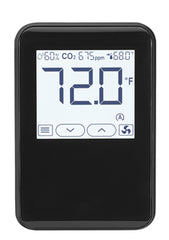 Johnson Controls NSB8BHC243-0 Temp | RH | CO2 | LCD Display | Black  | Blackhawk Supply