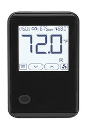 Johnson Controls NSB8MHC243-0 Temp | RH | CO2 | LCD Display | Black | PIR Occ Sensor  | Blackhawk Supply