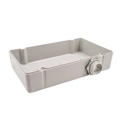 Functional Devices PE6020 Plastic NEMA1 enclosure 4x7 with 6 in. mounting track  | Blackhawk Supply