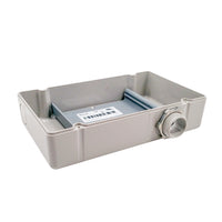 PE6010 | Plastic NEMA1 enclosure 4x7 with 4 in. mounting track | Functional Devices
