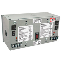 Functional Devices PSH100A100ANB10 Enclosed Dual 100VA 120 to 24Vac UL CL2 pwr supp no outlets 10A main breaker  | Blackhawk Supply