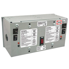 Functional Devices PSH100A100ANWB10 Enc Dual 100VA 120 to 24Vac UL CL2 pwr supp secwires no outlets 10A main breaker  | Blackhawk Supply