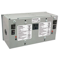 PSH100A100AW | Enclosed Dual 100VA 120 to 24Vac UL class 2 power supply secondary wires | Functional Devices