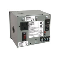PSH40AB10 | Enclosed Single 40VA 120 to 24Vac UL class 2 power supply 10A main breaker | Functional Devices