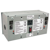 PSH75A75AWB10 | Enc Dual 75VA multi-tap to 24Vac UL Class 2 pwr supp sec wires 10A main breaker | Functional Devices