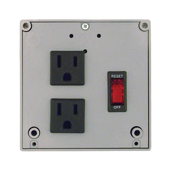 Functional Devices PSPT2RB10 Enclosed Power Control Cntr 10A Breaker/Switch 120Vac 2 outlets  | Blackhawk Supply