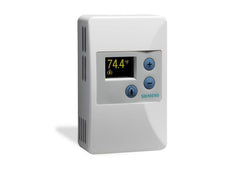 Siemens QAA2221.FWSN Room Temperature Sensor, Nickel 1K Ohm at 70F, Full Feature, Siemens Logo  | Blackhawk Supply