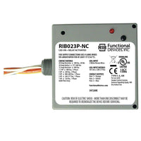 RIB023P-NC | Enclosed Relay 20Amp 3PST-NC 208-277Vac | Functional Devices