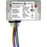 RIB2402D-N4 | Enclosed Relay NEMA4/4X 10Amp DPDT 24Vac/dc/208-277Vac | Functional Devices