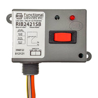 RIB2421SB | Enclosed Relay 20Amp SPDT-NO + Override 24Vac/dc/120Vac/208-277Vac | Functional Devices
