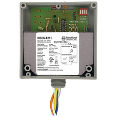 Functional Devices RIBD2421C Enclosed Time Delay Relay 10Amp SPDT 24Vac/dc, 120-277Vac  | Blackhawk Supply