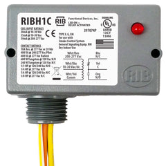 Functional Devices RIBH1C Enclosed Relay 10Amp SPDT 10-30Vac/dc/208-277Vac  | Blackhawk Supply