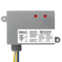 RIBH2C | Enclosed Relays 10Amp 2 SPDT 10-30Vac/dc/208-277Vac | Functional Devices