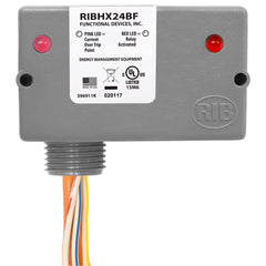 Functional Devices RIBHX24BF Enclosed Relay/AC Sensor 20Amp SPST-NO 24Vac/dc, mini RIB hsg  | Blackhawk Supply