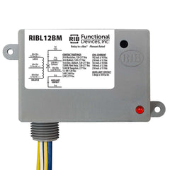 Functional Devices RIBL12BM Enclosed Relay Latching 20Amp 12Vac/dc with aux contact  | Blackhawk Supply