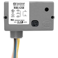RIBL12SB | Enclosed Relay Latching 20Amp 12Vac/dc with switch | Functional Devices