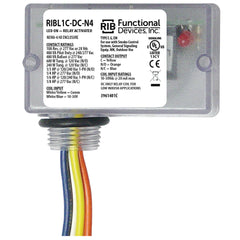 Functional Devices RIBL1C-DC-N4 Low-inrush Enclosed Relay NEMA4/4X 10Amp SPDT 10-30Vdc  | Blackhawk Supply