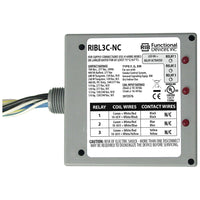 RIBL3C-NC | Enclosed Relays 10Amp 3 SPST-NC 10-30Vac/dc | Functional Devices