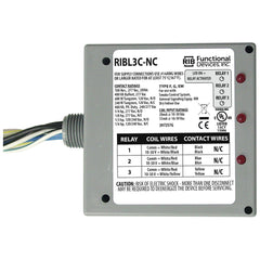 Functional Devices RIBL3C-NC Enclosed Relays 10Amp 3 SPST-NC 10-30Vac/dc  | Blackhawk Supply