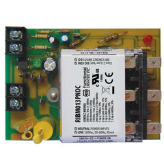 Functional Devices RIBM013PNDC Panel Relay 4.000x2.875in 20Amp 3PDT Class II Dry Contact Input 120Vac Power  | Blackhawk Supply