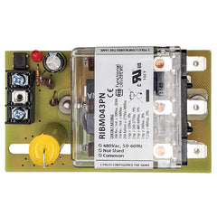 Functional Devices RIBM043PN Panel Relay 4.00 x 2.45in 20Amp 3PDT 480Vac  | Blackhawk Supply