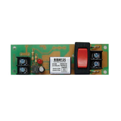 Functional Devices RIBM12S Panel Relay 4.00x1.25in 15Amp SPST + Override 12Vac/dc  | Blackhawk Supply