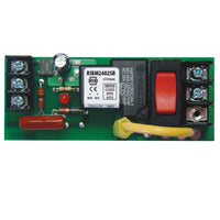 RIBM2402SB | Panel Relay 4.00x1.60in 20Amp SPST + Override 24Vac/dc/208-277Vac | Functional Devices
