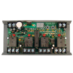 Functional Devices RIBMN24Q4C-PX Panel 2.75in Sequencer Field Progam 4-SPDT input 24Vac/dc 0-10Vdc w/MT212-6  | Blackhawk Supply