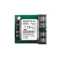 RIBMN24ZL-NC | Panel Relay 2.75x2.35in 30Amp DPST-NC 24ac/dc | Functional Devices