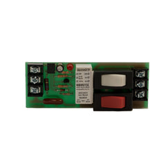 Functional Devices RIBMU1SC Panel Relay 4.00x1.50in 15Amp SPDT + Override 10-30Vac/dc/120Vac  | Blackhawk Supply