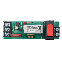 RIBMU1S | Panel Relay 4.000x1.275in 15Amp SPST-NO + Override 10-30Vac/dc/120Vac | Functional Devices