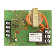 Functional Devices RIBMX24BF Panel 4in Internal Fixed Current Sensor + Relay 20Amp SPDT 24Vac/dc  | Blackhawk Supply