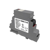 RIBRL1S-NS | DIN Rail Mount Relay, 10 Amp SPDT + Override, 10-30 Vac/dc Coil | Functional Devices