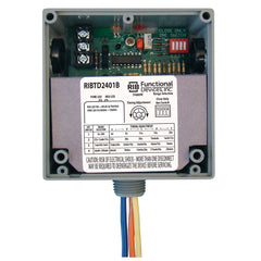 Functional Devices RIBTD2401B Enclosed Time Delay Relay Hi/Low sep 20Amp SPDT 24Vac/dc 120Vac  | Blackhawk Supply