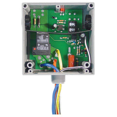 Functional Devices RIBTE01B Enclosed Relay Hi/Low sep 20Amp SPDT 120Vac pwr + 5-30Vac/dc control  | Blackhawk Supply