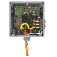 RIBTE01SB | Enclosed Relay Hi/Low sep 20Amp SPST + Override 120Vac power + 5-30Vac/dc | Functional Devices