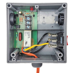 Functional Devices RIBTU1S Enclosed Relay Hi/Low sep 10Amp SPST + Override 10-30Vac/dc/120Vac  | Blackhawk Supply