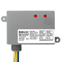 RIBU2C | Enclosed Relays 10Amp 2 SPDT 10-30Vac/dc/120Vac | Functional Devices