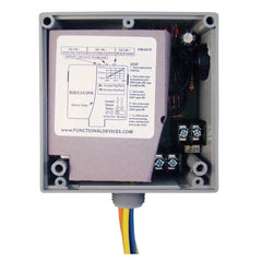 Functional Devices RIBX243PA Enclosed Internal AC Sensor, Adjustable +20Amp 3PST 24Vac/dc Relay  | Blackhawk Supply