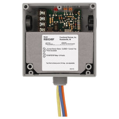 Functional Devices RIBX24BF Enclosed Internal AC Sensor, Fixed, + Relay 20Amp SPDT 24Vac/dc  | Blackhawk Supply