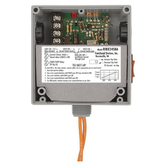 Functional Devices RIBX24SBA Enclosed Internal AC Sensor, Adjustable + Relay 20Amp SPST + Override 24Vac/dc  | Blackhawk Supply