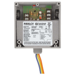 Functional Devices RIBXLCV Enclosed Internal AC Sensor Analog +10Amp SPDT 10-30Vac/dc Relay  | Blackhawk Supply